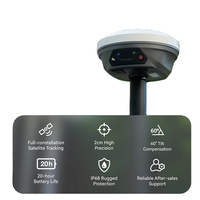 Peralatan Survei GPS GEO Sunnav S100 Sino T300 Rtk Gnss IMU Sinognss GNSS RTK Survei Luas Tanah Comnav Gps NFC Visual RTK