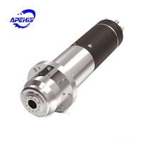 Moteur de tourelle ATC refroidi par eau 6kW avec cylindre pneumatique intégré ISO25/HSK-E32 pour CNC, modèle APS100FL1-25-36Z/6KW