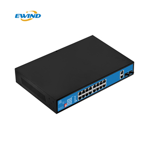 สวิตช์อัจฉริยะ AI 16พอร์ตกิกะบิตที่มีการจัดการ POE Cloud จัดการ802.3AF/AT APP สวิตช์เครือข่ายควบคุมสำหรับโซลูชันเครือข่าย SMB - Product Image 5