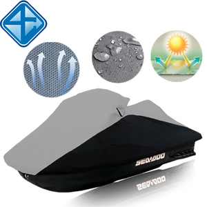 Housse de bateau noire et grise PWC seadoo housse imperméable et résistante aux UV housse de Jet Ski pour Marine - Product Image 5
