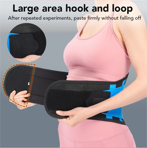 Cinturón de entrenamiento de cintura ajustable para mujer, <span class=keywords><strong>elasticidad</strong></span> de compresión, soporte Lumbar para la parte inferior de la espalda - Product Image 5