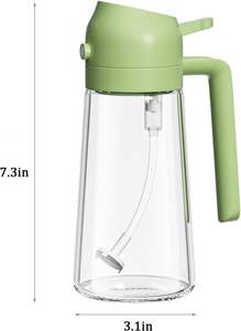 2-In-1 Reusable Sauce Sprayer Bottle <b>Glass</b> Cooking <b>Oil</b> Spray Bottle for Cooking - Product Image 6