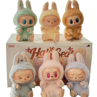 Poupée Labubu de deuxième génération pop Mart Have a Seat Series Labubu Vinyl Plush Blind Box