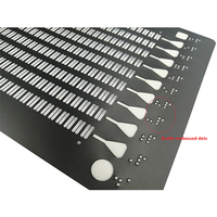 Autocollant pour clavier en relief, pas de joli points, incrustation graphique, pour occultation visuelle