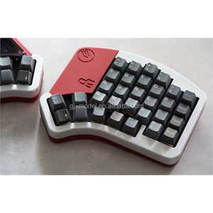 Caja de teclado mecánico Placa de peso Personalizado OEM Anodizado E-coating elora_ocl Mecanizado CNC Mini teclados de aluminio de Gaojie - Product Image 3