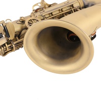 Starway Carving Bb Key Retro Bronze Baritone Saxophone Music Instrument for Student and Professional Performer