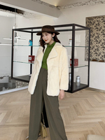 YR1200 réel manteau de peau de fourrure de lapin Rex accepter la veste de fourrure de luxe d'hiver pour femmes