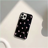 Coque de téléphone portable coeur d'amour plein écran pour IPhone 16 15 14 13 12 11 Pro Max Plus housse de téléphone avec film d'objectif Offre Spéciale