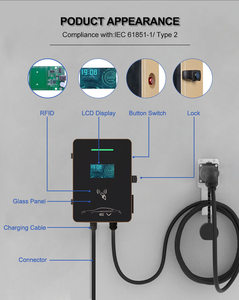 AMPPAL Nuevo <span class=keywords><strong>Cargador</strong></span> Rápido de 7kW para Vehículos Eléctricos, de Pie, para Uso Doméstico, con Interfaces Tipo 1/Tipo 2/GB/T - Product Image 5