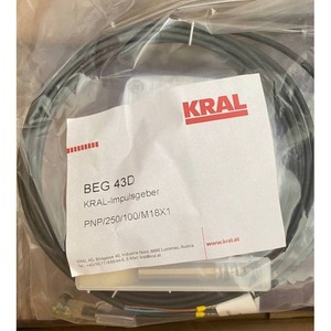 KRAL BEG 43D เครื่องวัดการไหล PNP/250/100/M18X1 ประเภทกังหันโลหะสีดำ - Product Image 1