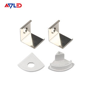 L'aluminium 1616 coin a mené l'extrusion de canaux de profil avec la couverture carrée 1m 2m 3m facultative - Product Image 4