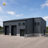 Taller de Estructura de Acero Prefabricada, Almacén Metálico Aislado y Resistente a la Intemperie, Listo para Instalar Paneles Solares, Kits de Construcción de Garaje