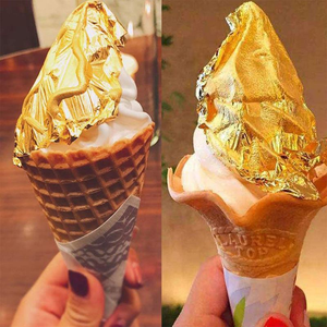 9.33cm 24K feuilles <span class=keywords><strong>de</strong></span> <span class=keywords><strong>feuille</strong></span> d'or comestibles pour la décoration <span class=keywords><strong>de</strong></span> gâteau Steak véritable or papier flocon nourriture <span class=keywords><strong>cuisson</strong></span> Dessert <span class=keywords><strong>feuille</strong></span> d'or - Product Image 5