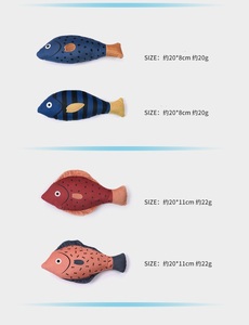 Phim Hoạt Hình Phong Cách Catnip Pet Đồ Chơi Cá Sang Trọng Hình Dạng Squeaky Nhăn Âm Thanh Bền Tương Tác Mèo Kicker Đồ Chơi Cho Trong Nhà Mèo Con - Product Image 4