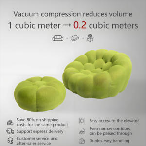 Venta al por mayor creativo panal burbuja diseño Oficina ocio burbuja sofá perezoso vacío compresión sofá alto rebote - Product Image 5