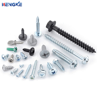 ANSI Pan Head Self Tapping Screws 20mm 30mm 50mm Steel Zinc Plated Fasteners for Metric Engineering Construction