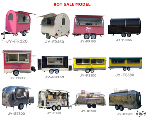 Round Top Mobile Food Trailer, with and air Conditioning Food Trailer Door Lock Food Truck XINJINGYAO - Product Image 6