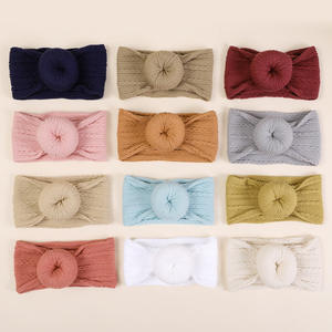 Baby Wide <b>Headband</b> Baby Care Soft Skin-Friendly Cotton Cotton Cute Soft <b>Headband</b> Wrap <b>Toddler</b> Kids Cap - Product Image 2