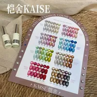 KAISE – Kit de 48 couleurs de vernis gel UV œil de chat français, écologique et non toxique, haute qualité pour usage professionnel en salon