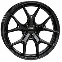 Nouvelles jantes en alliage d'aluminium forgé brossé noir brillant à profil profond de 19 pouces pour berlines Euro Sport
