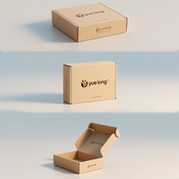 Boîtes d'expédition en carton ondulé de luxe personnalisées en gros, logo personnalisé, boîte pliante réutilisable en papier carton