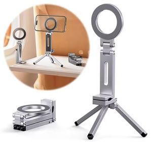 Soporte Plegable y Portátil para Teléfono, Soporte Magnético para Celulares, Trípode para iPhone 17 16 15 14 <span class=keywords><strong>13</strong></span> 12 Pro Max <span class=keywords><strong>Samsung</strong></span> Xiaomi - Product Image 1