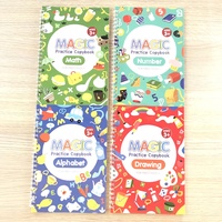 Couverture personnalisée pour enfants, Design anglais, calligraphie, rainure de suivi, punk, pratique magique, ensemble de cahier