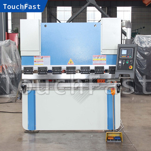 Touchfast Mini Máy Móc 6Mm Tự Động Kim Loại Tấm Máy Uốn Điện NC Báo Chí Phanh 85ton Thép Tấm Gấp - Product Image 4