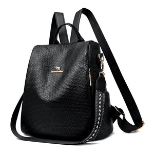 Của phụ nữ đa chức năng chống trộm Ba lô cho trường du lịch công suất lớn dây kéo linh hoạt thực hiện bền Polyester - Product Image 2