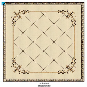Piastrelle in Marmo Naturale per Hall di Hotel, Pavimentazione in Pietra con Motivo a Medaglione Personalizzato, Prezzo al <span class=keywords><strong>Metro</strong></span> <span class=keywords><strong>Quadrato</strong></span> - Product Image 3