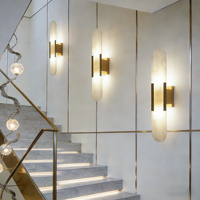 Lámparas de Pared Modernas de Estilo Nórdico para Interiores, Lámparas de Pared de Mármol para Dormitorio, Lámparas de Pared para Cabecera, en Oferta