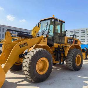 Chargeuse sur pneus d'occasion Caterpillar 966H pour travaux de chargement de sable et de pierres dans les carrières, 6 tonnes, chargeuse frontale CAT d'origine - Product Image 5