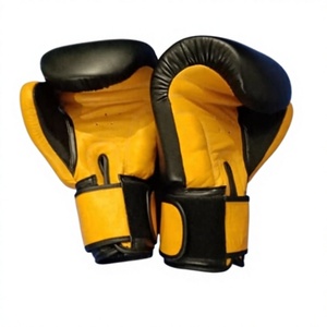 Gants de boxe professionnels avec logo personnalisé, gants d'entraînement et de sparring en cuir véritable, fournisseur d'équipements de boxe en gros - Product Image 3
