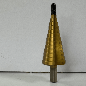Broca escalonada recubierta <span class=keywords><strong>de</strong></span> Titanio HSS dorado <span class=keywords><strong>de</strong></span> 4-32mm para metal y madera, taladro cónico cortador <span class=keywords><strong>de</strong></span> <span class=keywords><strong>agujeros</strong></span> <span class=keywords><strong>de</strong></span> acero <span class=keywords><strong>de</strong></span> alta velocidad para proyectos <span class=keywords><strong>de</strong></span> bricolaje - Product Image 2