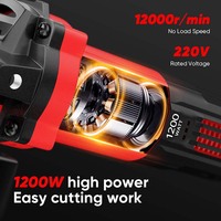 Meuleuse d'angle électrique forte puissance multifonction meulage et polissage Machine de découpe à main ménage 220V meule