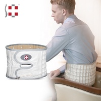 Alphay Ceinture de traction lombaire réglable Soins de santé Ceinture vertébrale Corset de taille Attelle de dos Soulagement de la douleur Dispositif de physiothérapie PU