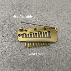 Peluca de peluquería de metal y plástico de más estilos diferentes en stock, Clips Dupatta de ajuste, clip CHUNNI con pasador de seguridad - Product Image 5