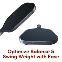 Allwake Bandes de poids en plomb durables 3g pour pickleball - Améliore l'équilibre, la puissance et la sensation de raquette, entraînement personnalisable, divertissement