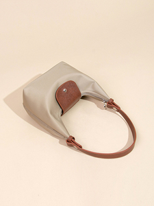 Bolso Tote Plegable Impermeable de Nylon con Cremallera, Estilo Casual, para Uso Diario y Viajes, Directo de Fábrica - Product Image 3