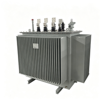 Transformador trifásico de 30kva 50kva 80kva 100kva 150kva 200kva 250kva 315kva 400kva 600KVA, de 6/11/22/33kv a 380v, sumergido en aceite