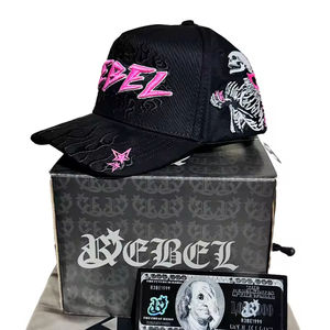 Nouvel Arrivage Casquette <span class=keywords><strong>de</strong></span> Baseball G5 Quality Innedit Rebel Hat en Daim, Style Rude Hat, à 5 Panneaux Brodés pour Hommes - Product Image 4