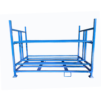 Étagère de stockage de pneus personnalisée en acier robuste multi-niveaux avec revêtement électrostatique en poudre pour protection contre la corrosion, empilable et sur mesure