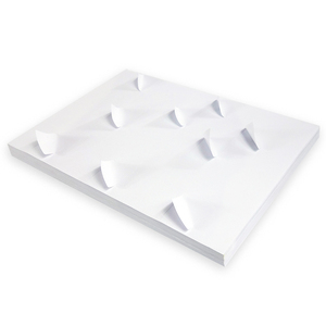 Nhãn 30-up 1 "x 2-5/8" địa chỉ vận chuyển in laser dán, 2000 tờ mỗi thùng carton - Product Image 3