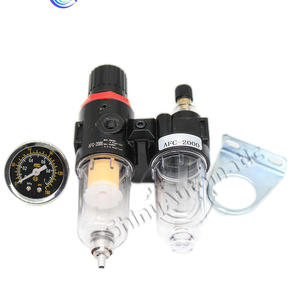 Afc2000 G1/4 Luchtcompressor Olie Waterafscheider Luchtfilter Verminderen Drukklep Regelaar Afr2000 + Al2000 Frl Combinatie - Product Image 1