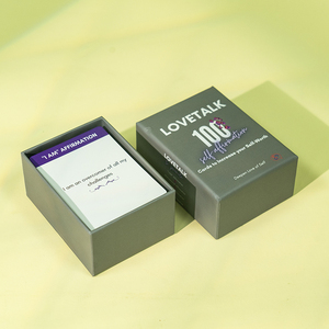 Cartes de questions personnalisables en papier d'art durable pour des conversations profondes et romantiques entre couples, jeu de communication pour soirée en amoureux - Product Image 1