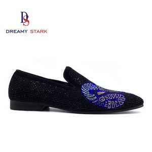 Chaussures habillées pour hommes faites à la main de haute qualité en cuir et daim, nouvelle collection automne-printemps, légères et confortables, à enfiler, avec logo personnalisé, marque originale - Product Image 2