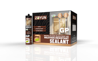 Scellant silicone transparent GP, scellant silicone acétique fabriqué en Chine, colle pour verre, colle pour aquarium, imperméable, personnalisable