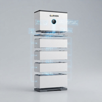 Système de stockage d'énergie domestique monophasé haute tension empilable tout-en-un, unité d'alimentation de secours solaire pour la maison