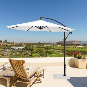 Sombrilla Plegable Moderna <span class=keywords><strong>de</strong></span> Aluminio para Exteriores, Protección UV, Base <span class=keywords><strong>de</strong></span> 3m Tipo Banana para Muebles <span class=keywords><strong>de</strong></span> Exterior, Playas, Hoteles y Parques - Product Image 3