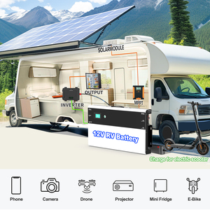 Batterie au lithium DELONGTOP OEM 6000 cycles, format compact, 12V 200Ah 230Ah, unités de stockage d'énergie solaire pour camping-car, caravane, motorhome - Product Image 6